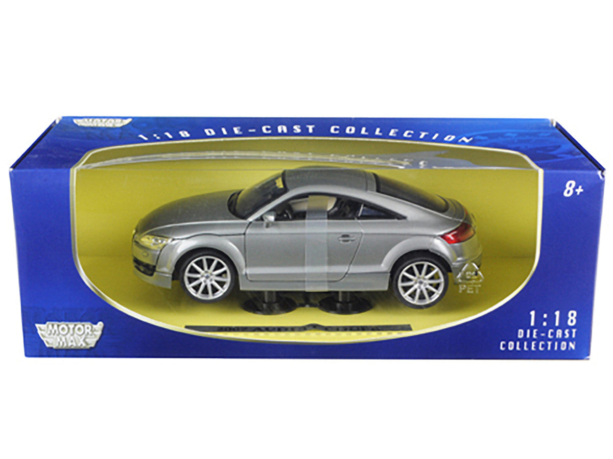 2007 Audi TT Coupe Grey 1/18 Diecast Car Model by Motormax LuxuryLifeWay Online Store