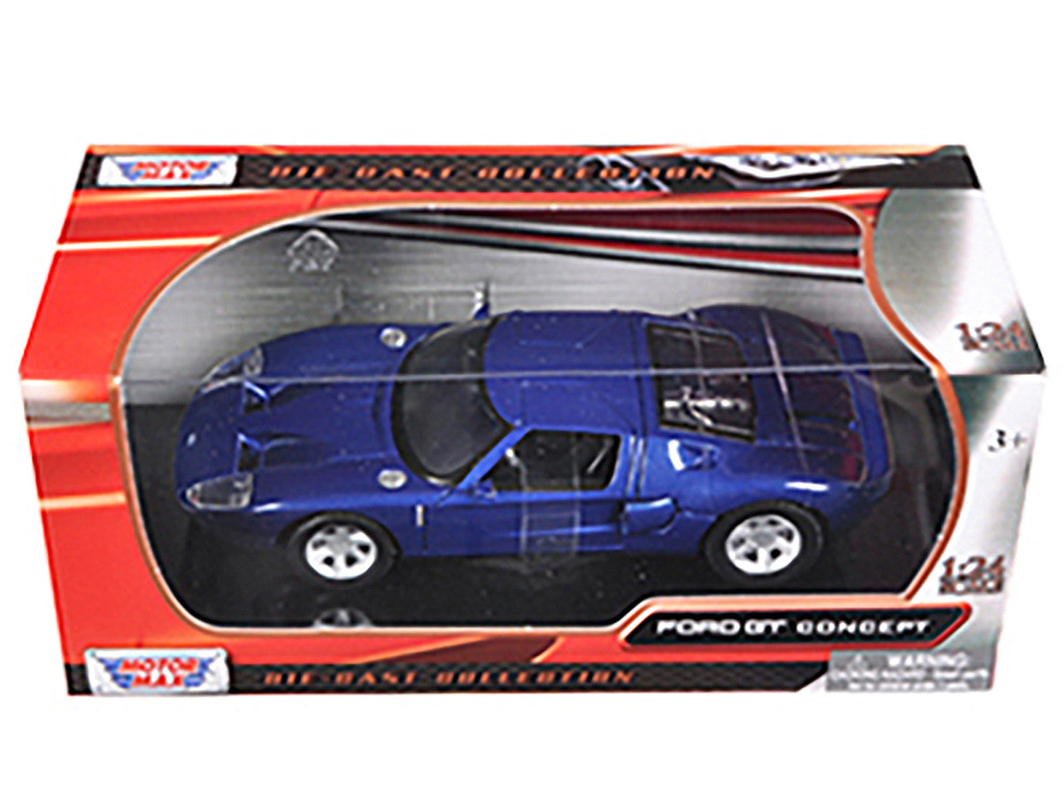 Ford GT Blue 1/24 Diecast Car Model by Motormax LuxuryLifeWay Online Store