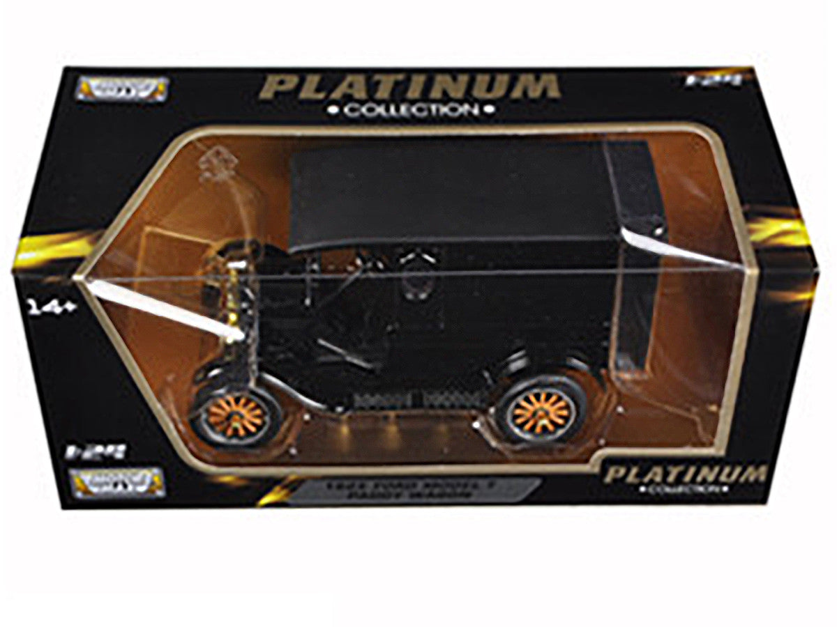 1925 Ford Model T Paddy Wagon Black 1/24 Diecast Model Car by Motormax LuxuryLifeWay Online Store