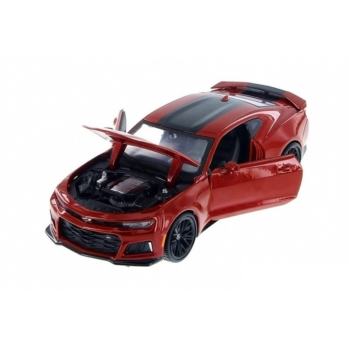 2017 Chevrolet Camaro ZL1 Burgundy 1/24 Diecast Car Model by Motormax LuxuryLifeWay Online Store