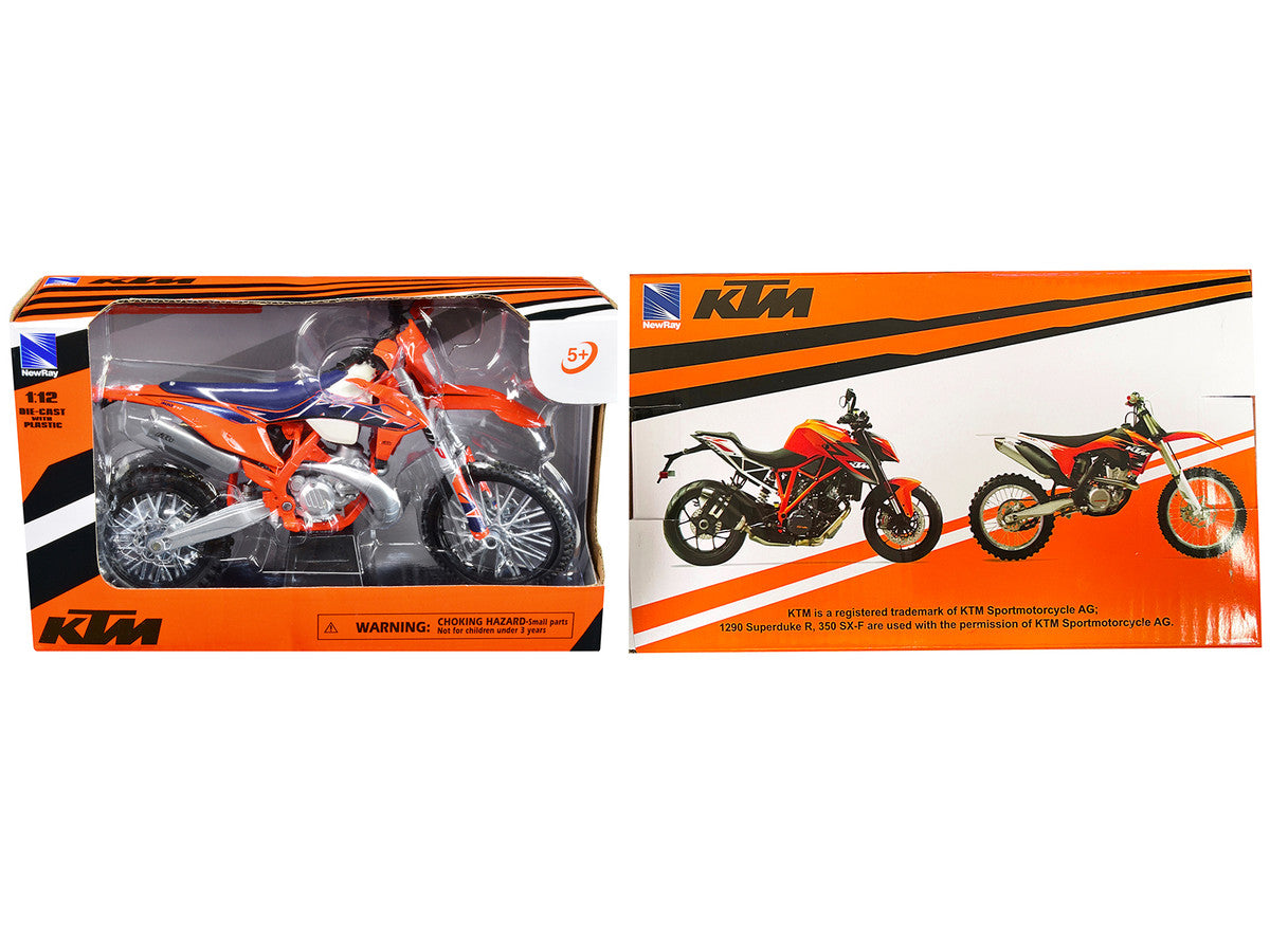 KTM 300 EXC-TPI Enduro Dirt Bike Motorcycle Orange 1/12 Diecast Model by New Ray LuxuryLifeWay Online Store