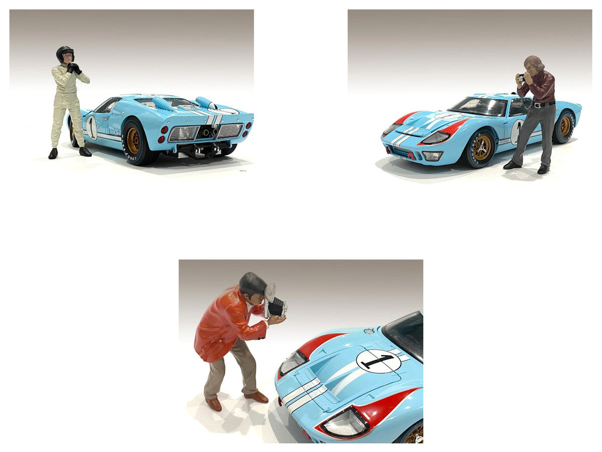 "Race Day 1" 6 piece Figurine Set for 1/18 Scale Models by American Diorama LuxuryLifeWay Online Store