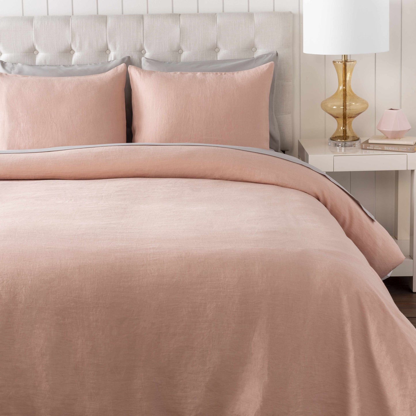 Estaca Blush Linen Bedding LuxuryLifeWay Online Store