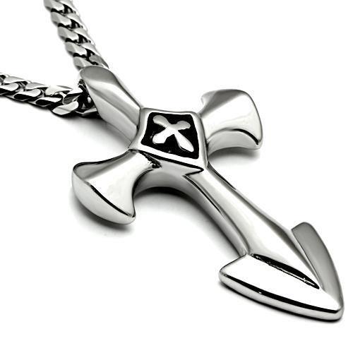 TK462 - High polished (no plating) Stainless Steel Chain Pendant with No Stone LuxuryLifeWay Online Store