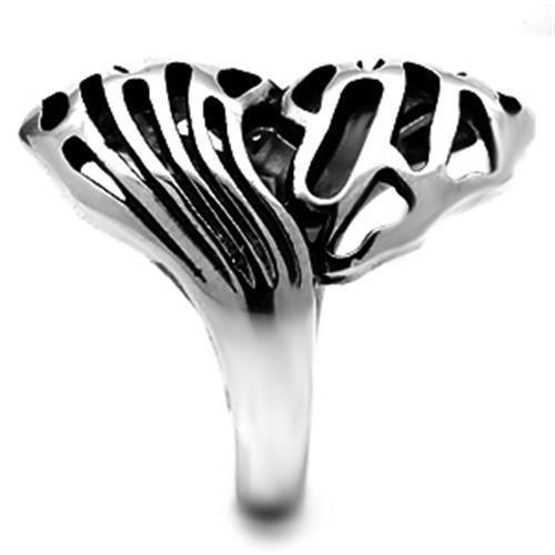 TK636 - High polished (no plating) Stainless Steel Ring with No Stone LuxuryLifeWay Online Store