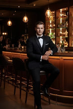 "Vermont" Black Tuxedo Jacket LuxuryLifeWay Online Store