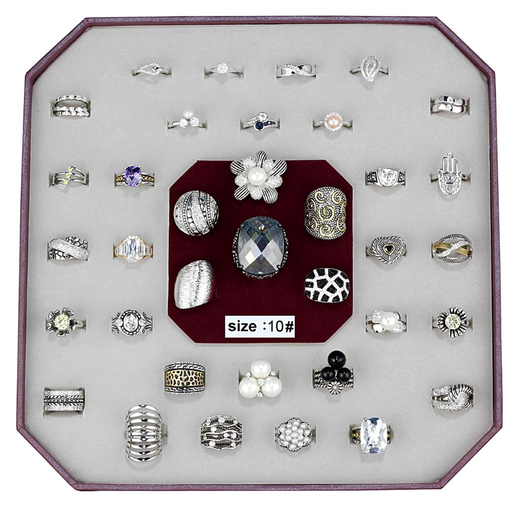 VK-006-SIZE10 - Assorted Brass Ring with Assorted in Assorted LuxuryLifeWay Online Store
