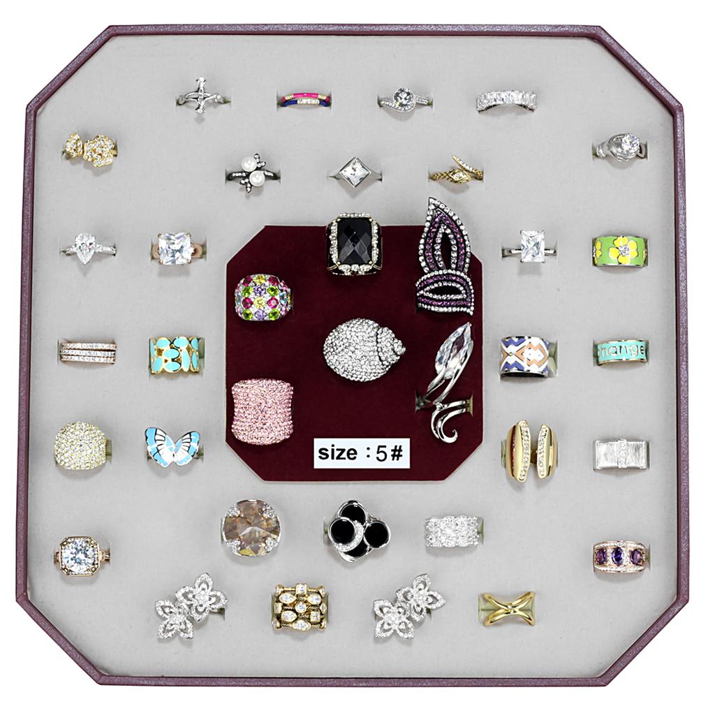 VK-009-SIZE5 - Assorted Brass Ring with Assorted in Assorted LuxuryLifeWay Online Store