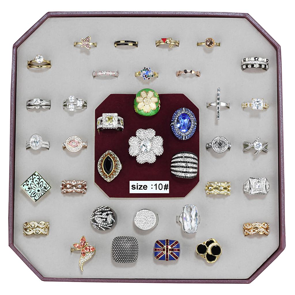 VK-016-SIZE10 - Assorted Brass Ring with Assorted in Assorted LuxuryLifeWay Online Store