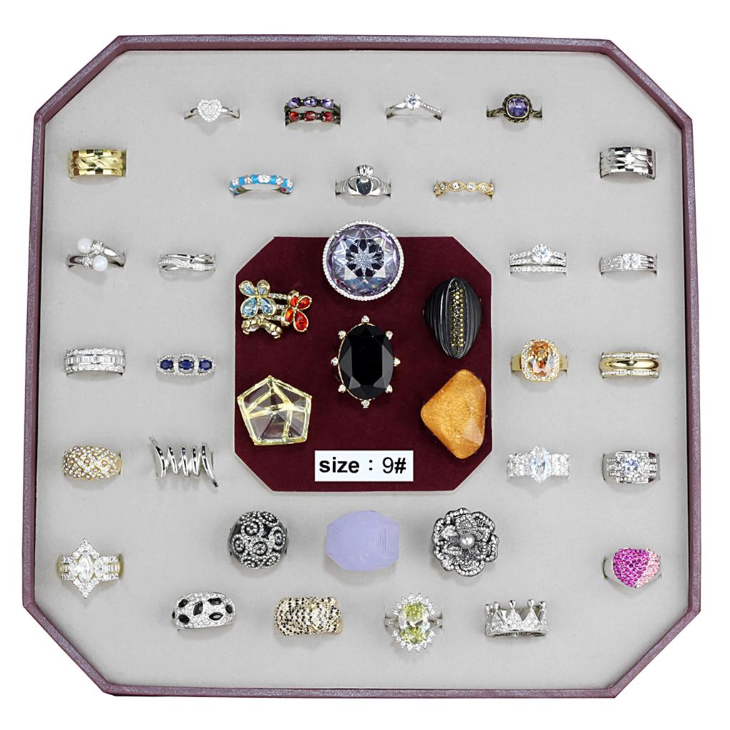 VK-021-SIZE9 - Assorted Brass Ring with Assorted in Assorted LuxuryLifeWay Online Store