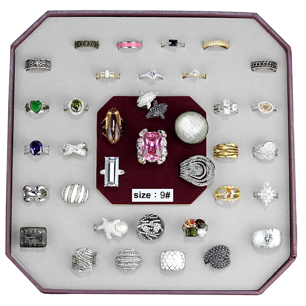 VK-023-SIZE9 - Assorted Brass Ring with Assorted in Assorted LuxuryLifeWay Online Store