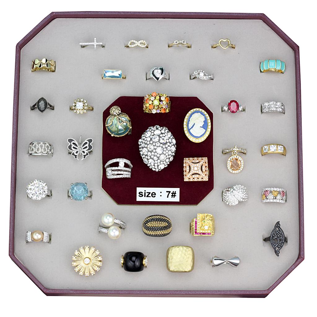 VK-029-SIZE7 - Assorted Brass Ring with Assorted in Assorted LuxuryLifeWay Online Store