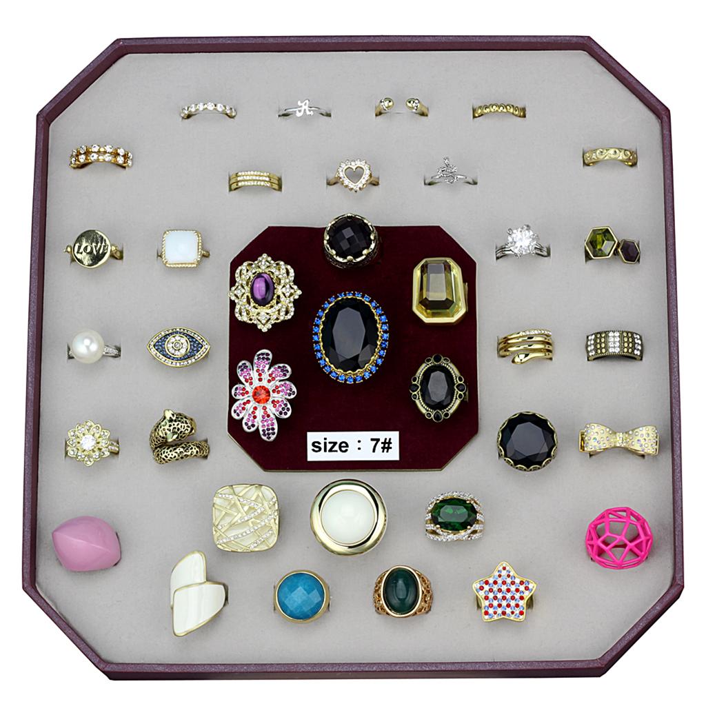 VK-034-SIZE7 - Assorted Brass Ring with Assorted in Assorted LuxuryLifeWay Online Store