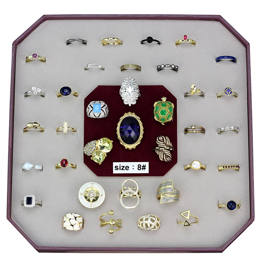 VK-040-SIZE8 - Assorted Brass Ring with Assorted in Assorted LuxuryLifeWay Online Store
