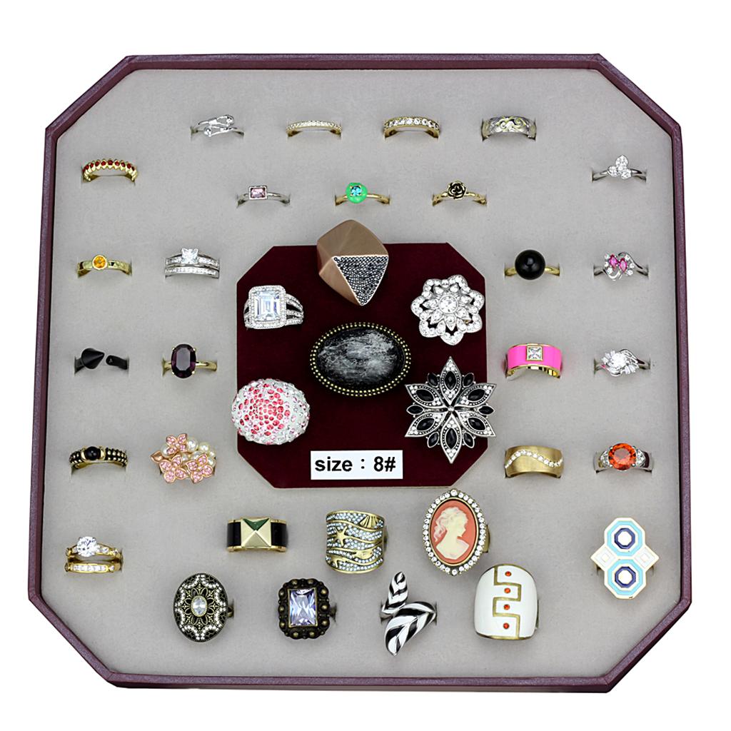 VK-044-SIZE8 - Assorted Brass Ring with Assorted in Assorted LuxuryLifeWay Online Store