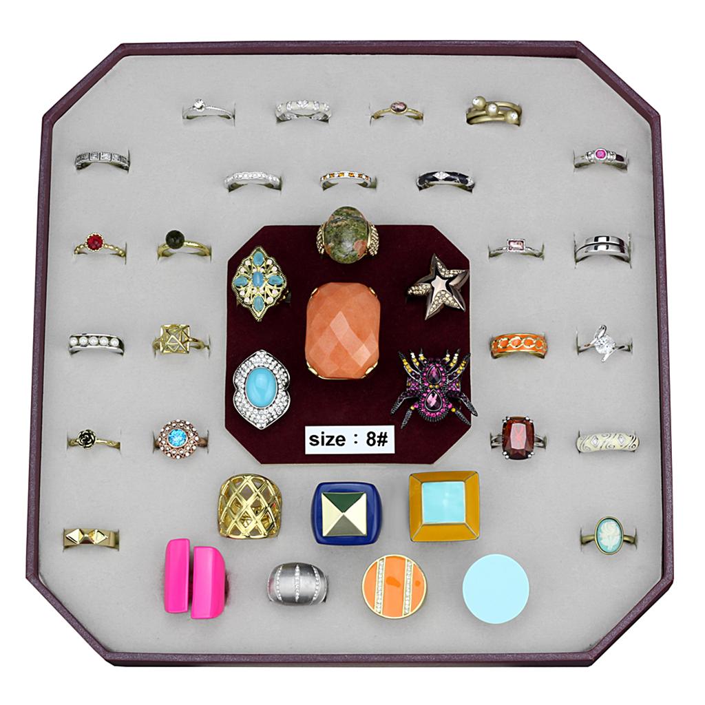VK-045-SIZE8 - Assorted Brass Ring with Assorted in Assorted LuxuryLifeWay Online Store