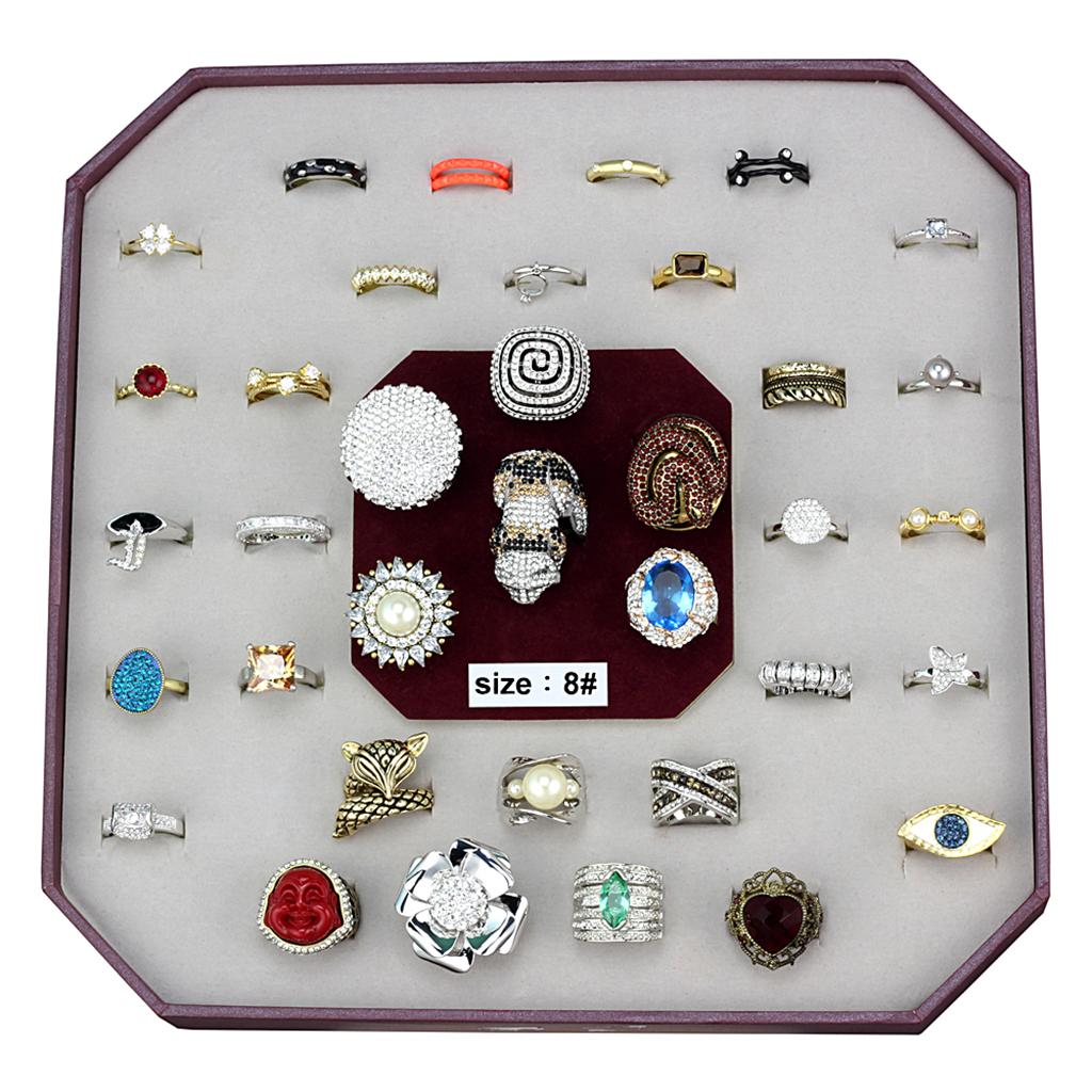 VK-053-SIZE8 - Assorted Brass Ring with Assorted in Assorted LuxuryLifeWay Online Store