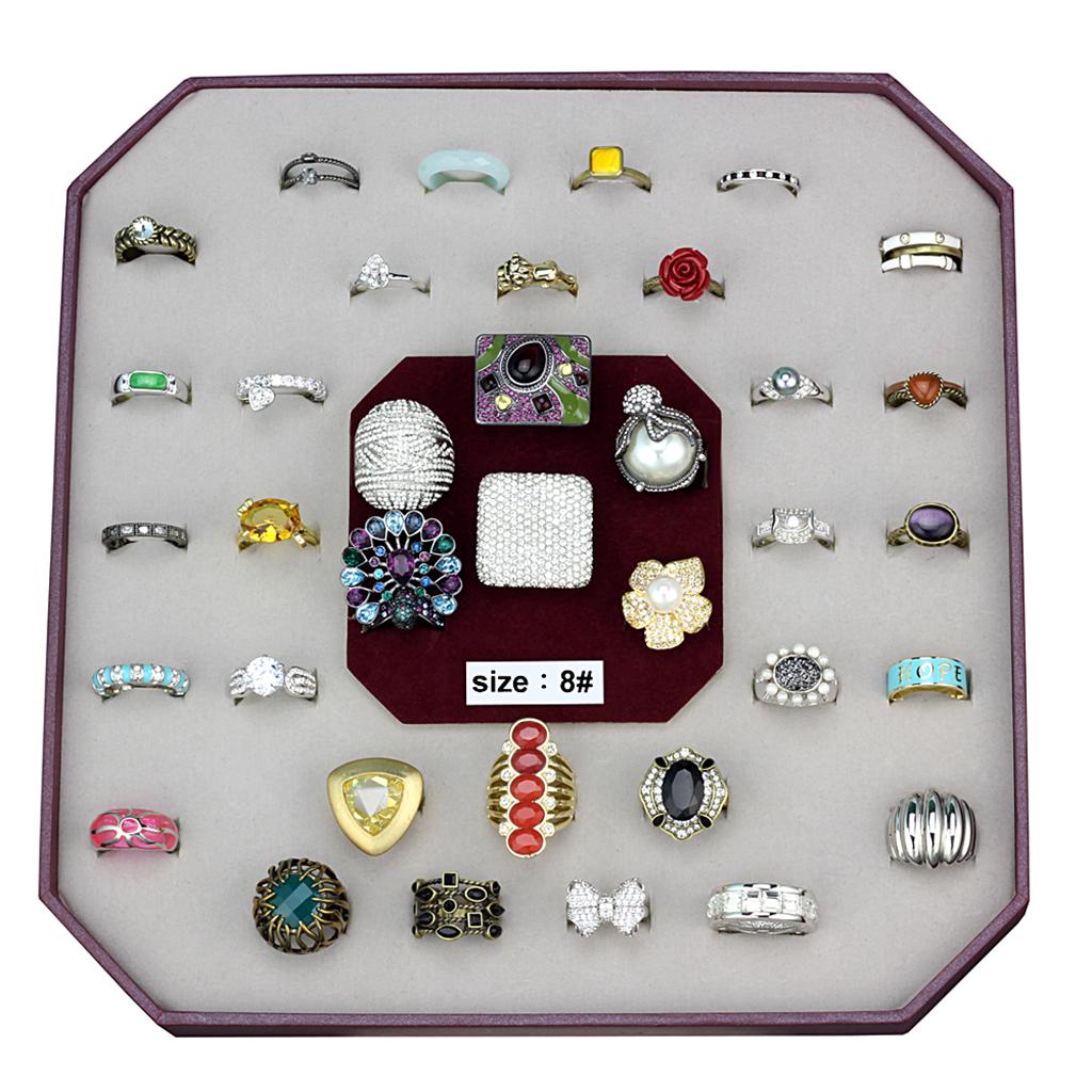 VK-054-SIZE8 - Assorted Brass Ring with Assorted in Assorted LuxuryLifeWay Online Store