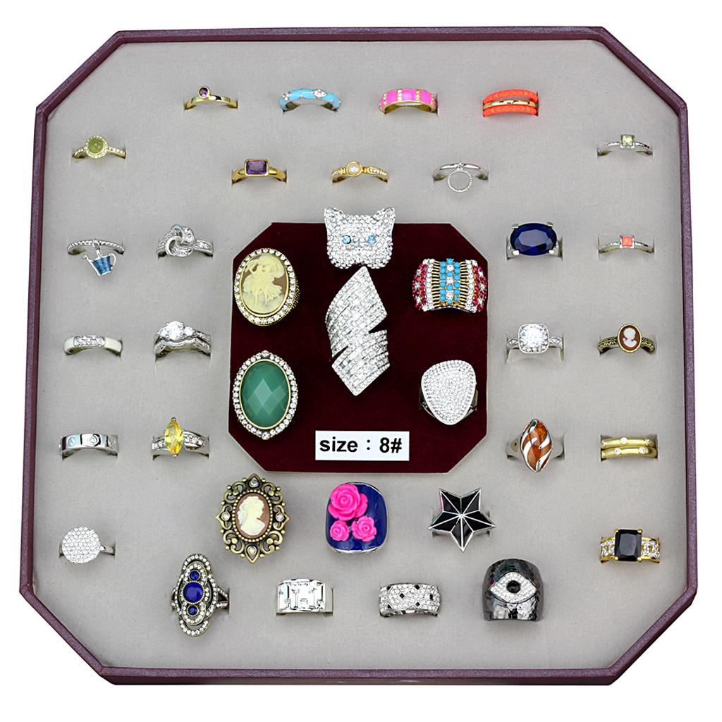VK-055-SIZE8 - Assorted Brass Ring with Assorted in Assorted LuxuryLifeWay Online Store