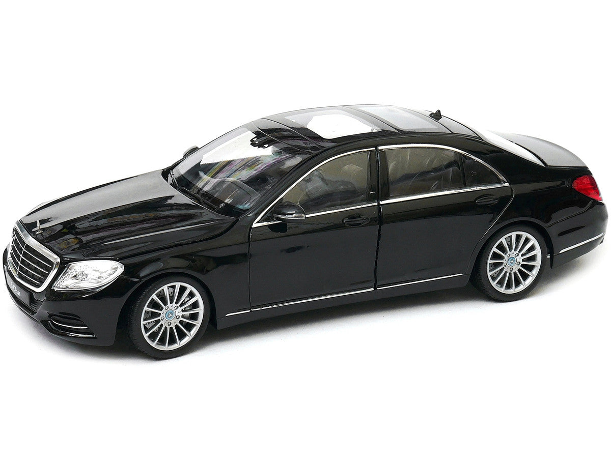 Mercedes Benz S Class with Sunroof Black "NEX Models" 1/24 Diecast Model Car by Welly LuxuryLifeWay Online Store