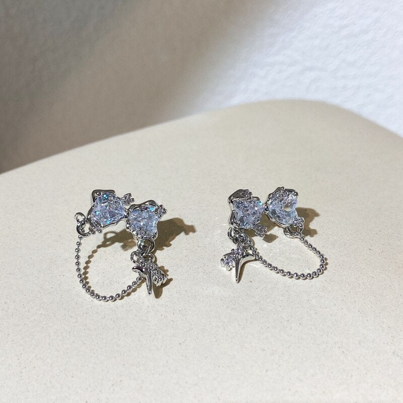 Bowknot Drop Earrings Pi-Mart