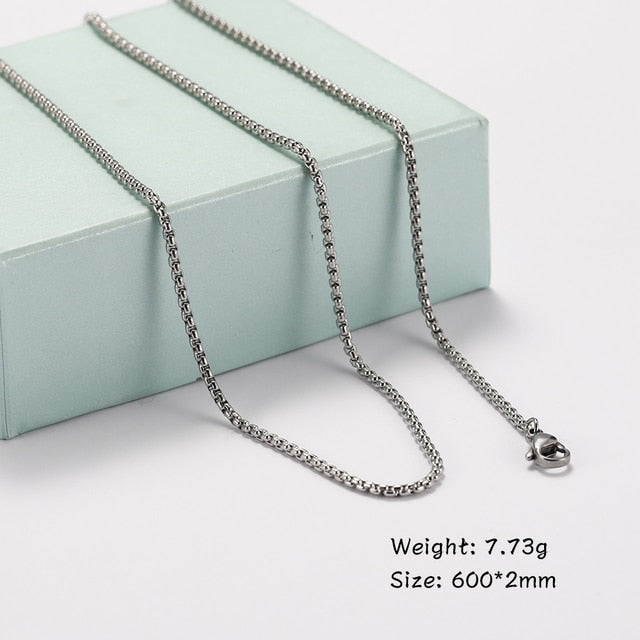 Men's Curb Cuban Chain Necklace Pi-Mart