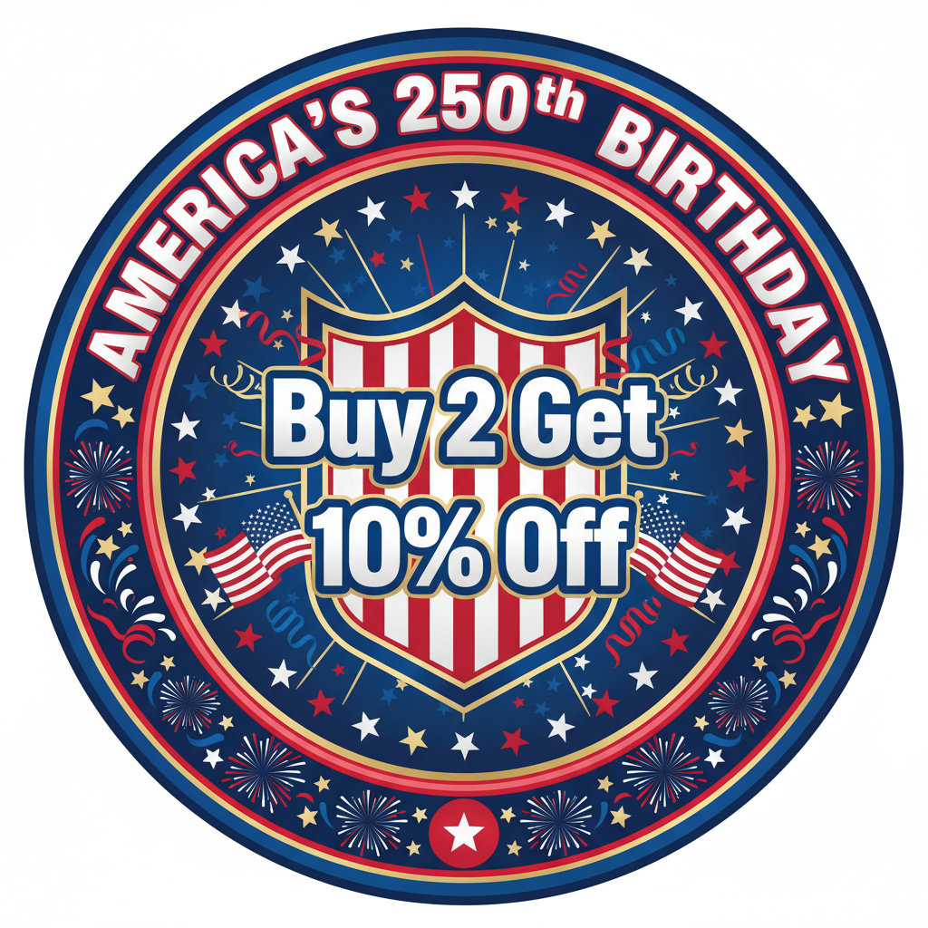 Celebrate America's 250th Birthday with Exclusive Discounts and Flexible Payments!