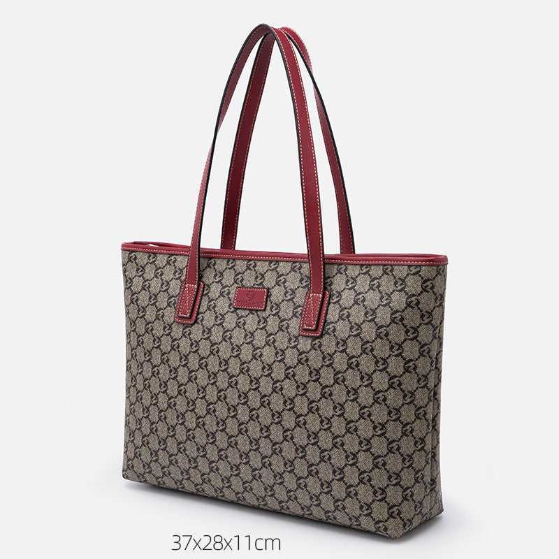 Women's Large Capacity Genuine Leather Tote Bag LadyShow.Store