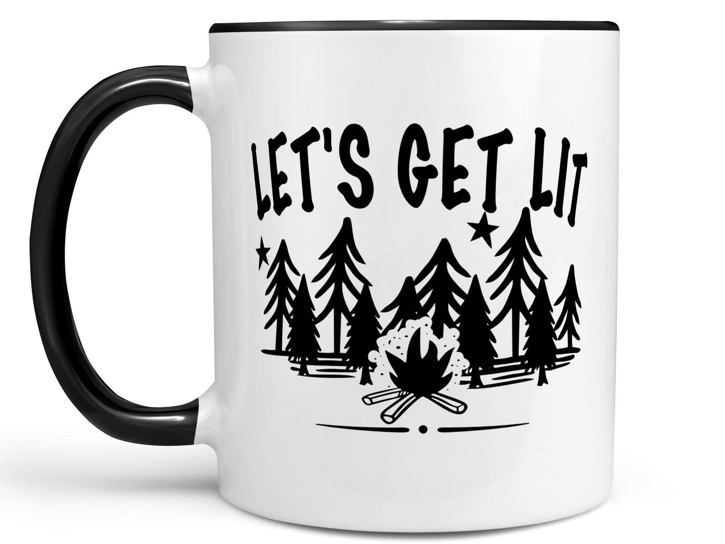Let's Get Lit Camping Coffee Mug