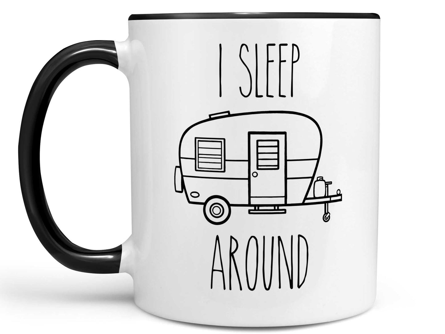 I Sleep Around Camping Coffee Mug