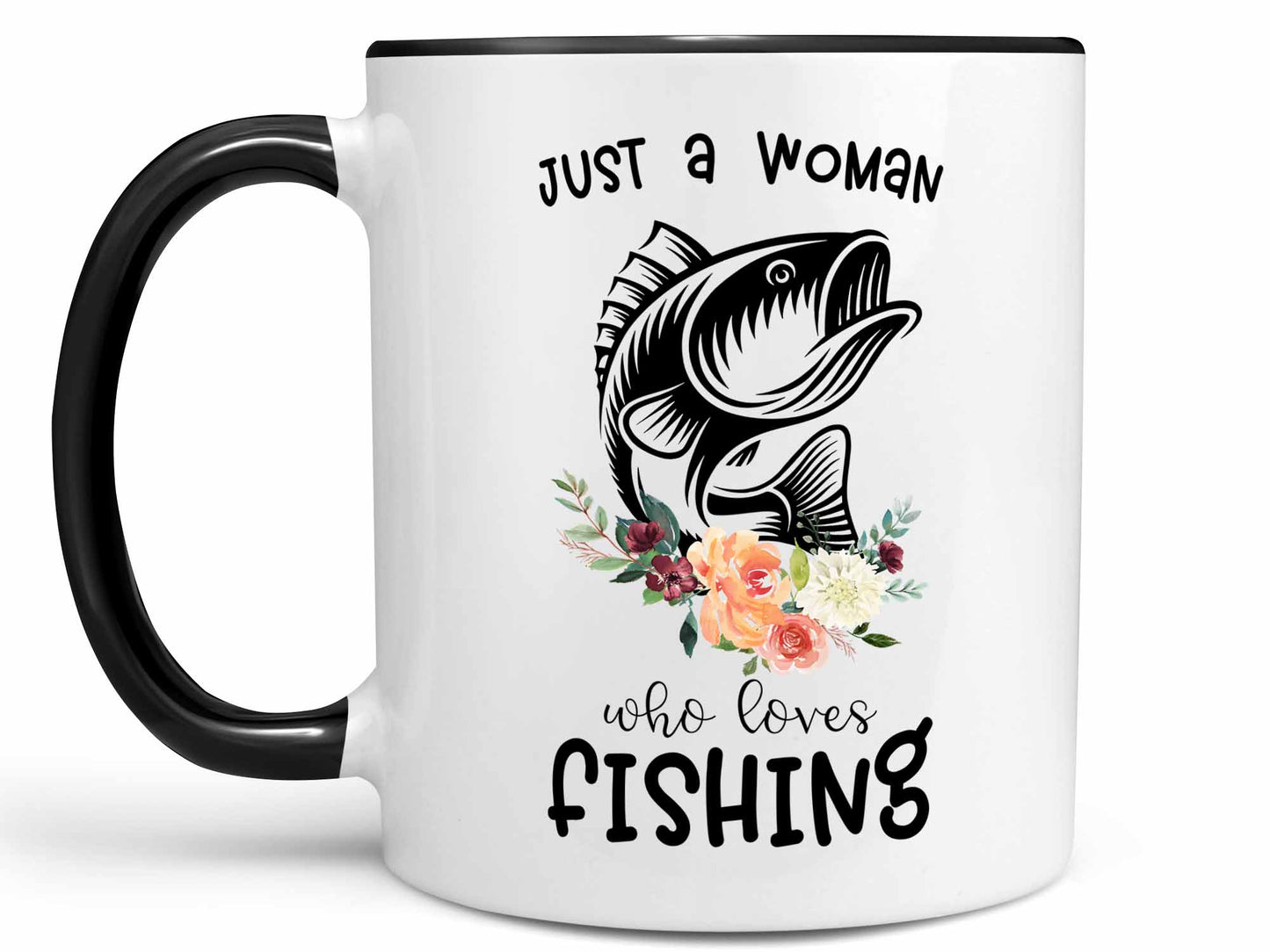 Woman Who Loves Fishing Coffee Mug