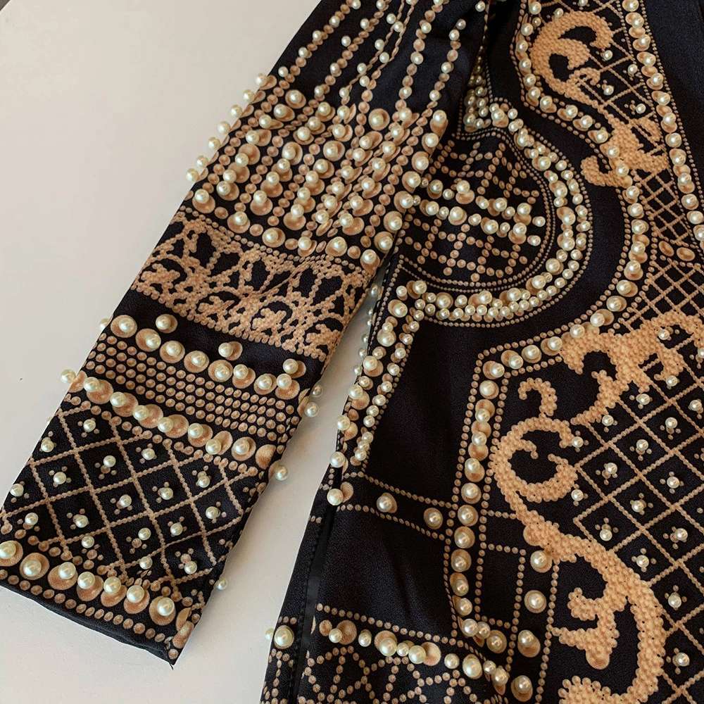 Padded Suit Jacket Bubble Bead Printing Women's Clothing Best YouTube Store