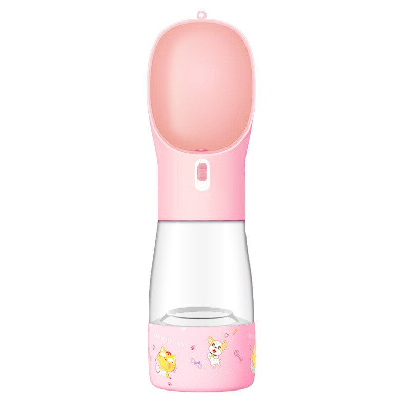 Pet Dog Water Bottle Feeder Bowl Portable Water Food Bottle Pets Outdoor Travel Drinking Dog Bowls Water Bowl For Dogs Pets Fashion