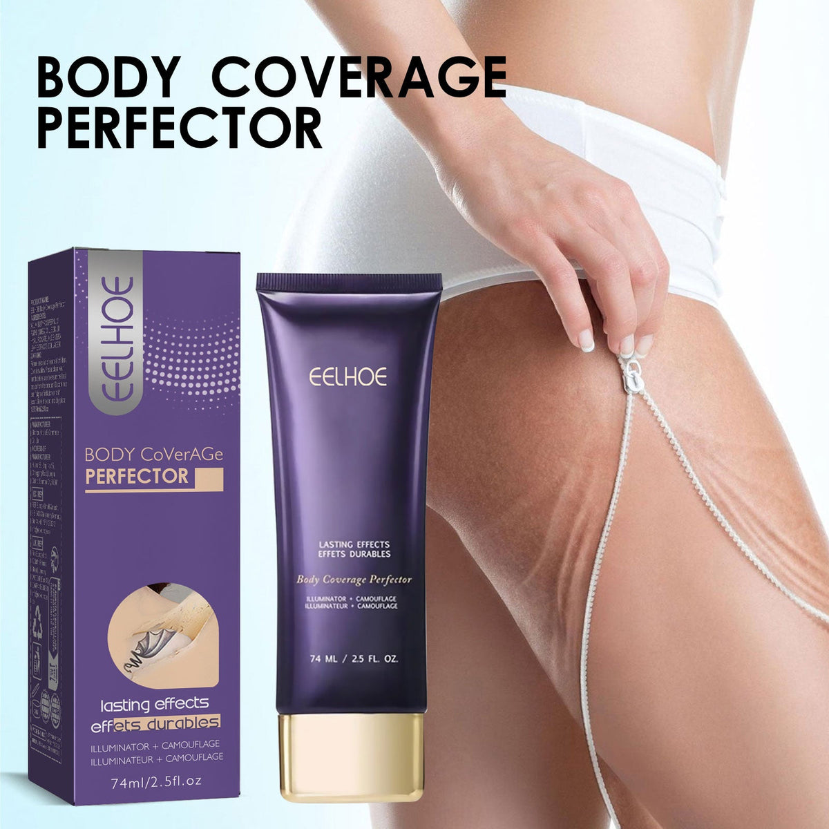 Body Concealer Repair Cream  Ivory White 74ml 1 Box Tri Light Beauty