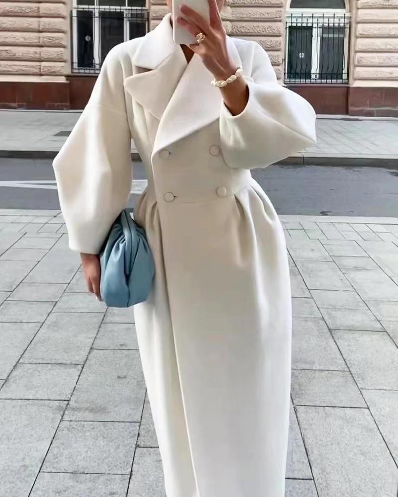 Vintage Court Lantern Sleeves Large Lapel Jacket LadyShow.Store