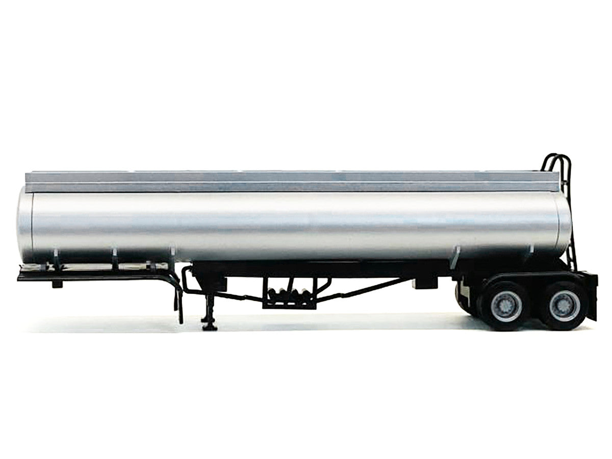 Elliptical Tanker Trailer Silver 1/87 (HO) Plastic Model by Promotex LuxuryLifeWay Online Store