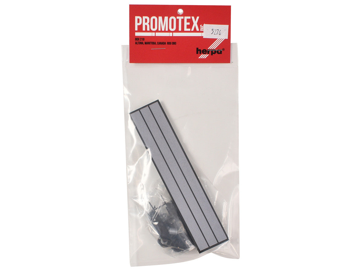 40ft Flatbed Trailer Gray Top 1/87 (HO) Plastic Model by Promotex LuxuryLifeWay Online Store