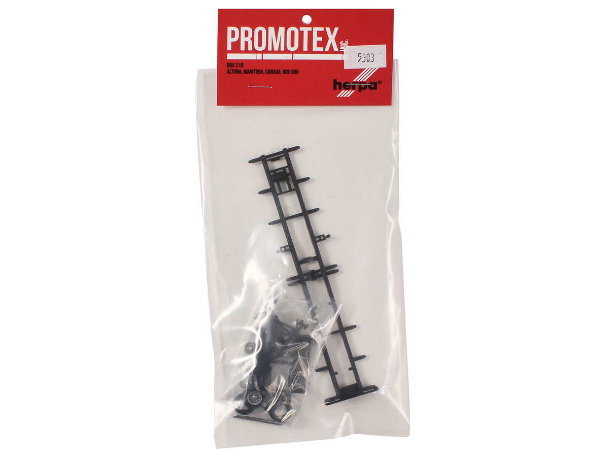 Container Chassis for 2-Axle 40ft Trailer 1/87 (HO) Plastic Model by Promotex LuxuryLifeWay Online Store