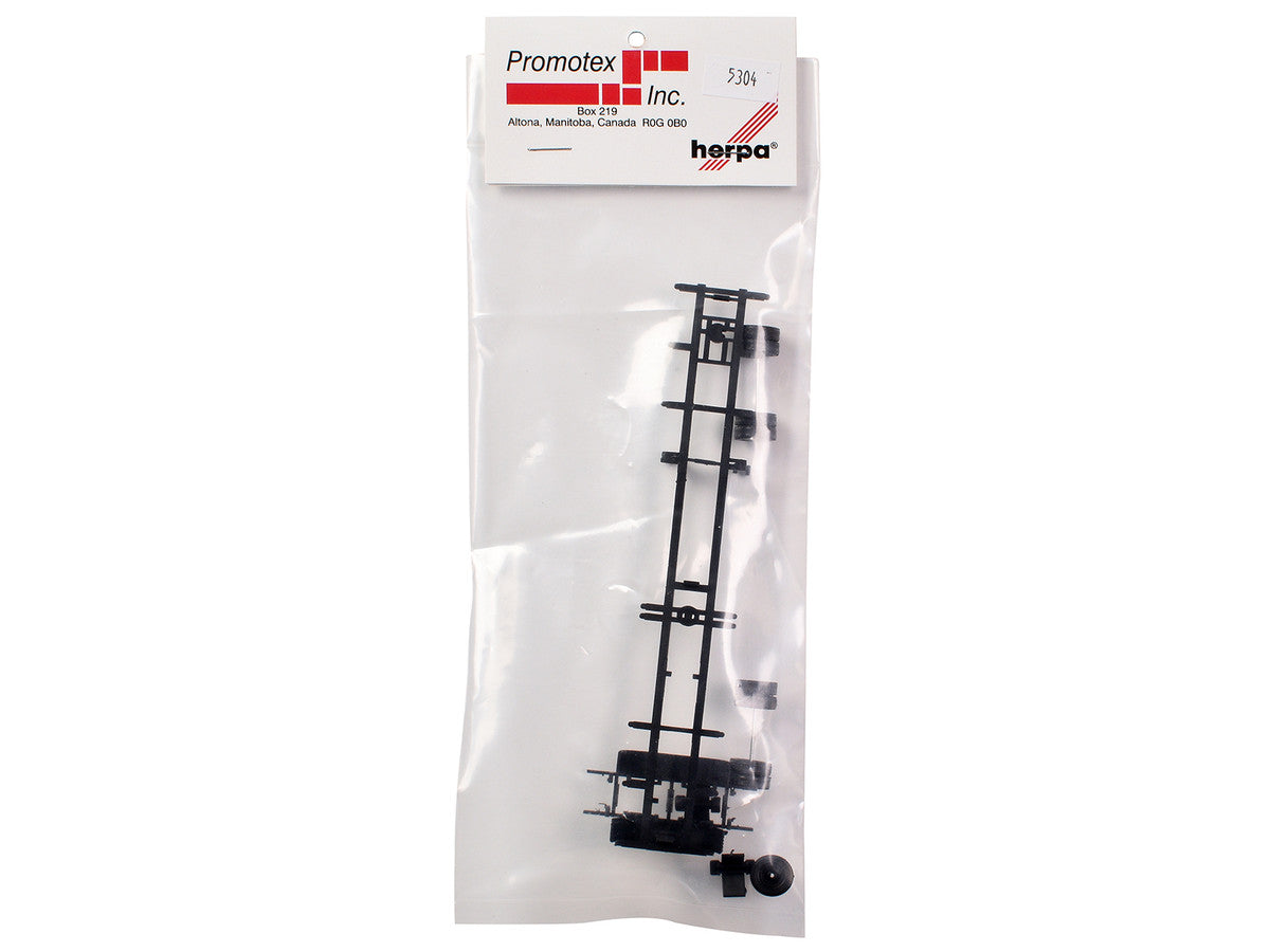 Container Chassis for 2-Axle 48ft Trailer 1/87 (HO) Plastic Model by Promotex LuxuryLifeWay Online Store