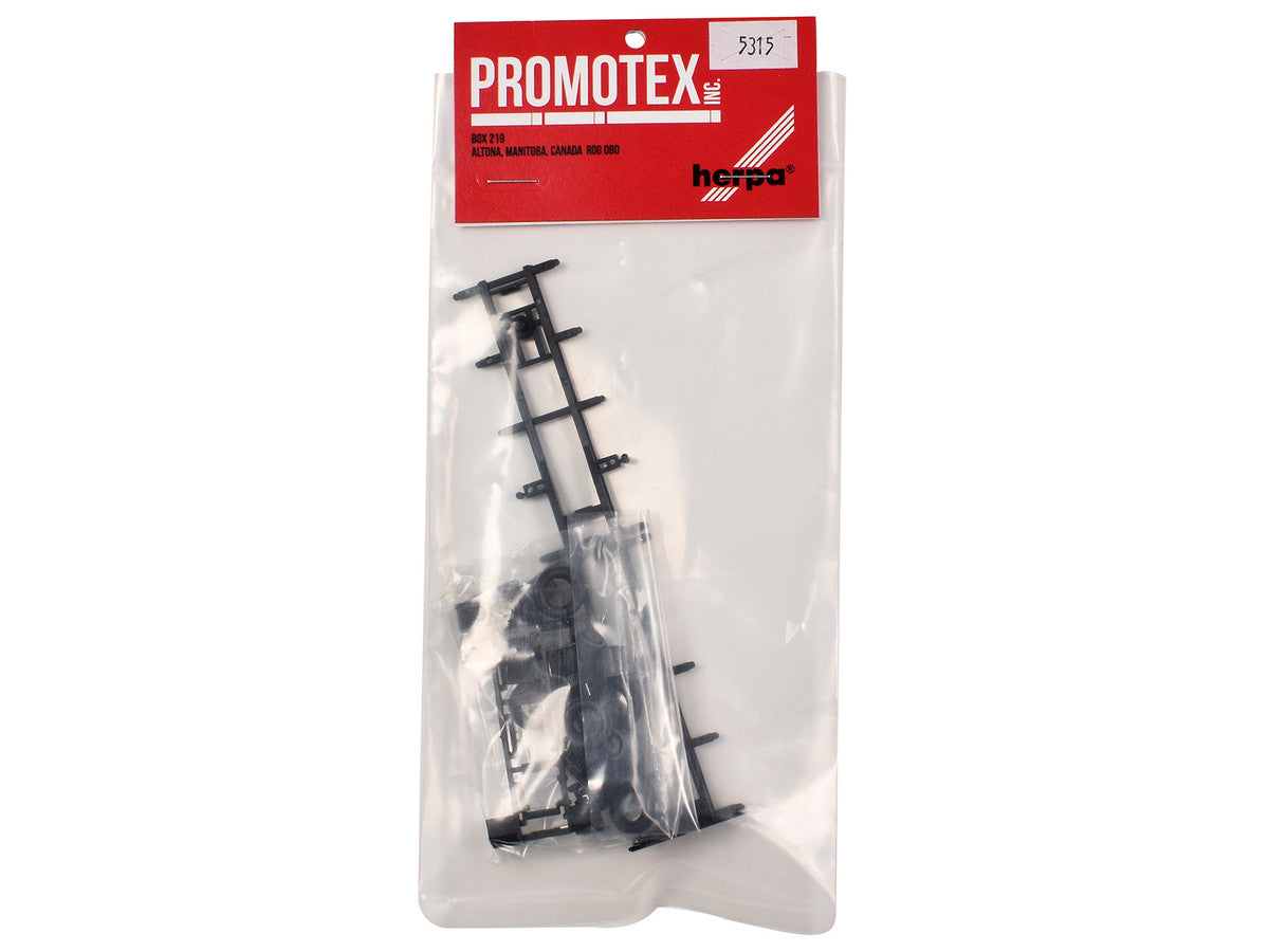 Container Chassis for 3-Axle 40ft Trailer 1/87 (HO) Plastic Model by Promotex LuxuryLifeWay Online Store