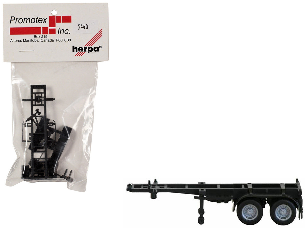 20ft Container Chassis 1/87 (HO) Plastic Model by Promotex LuxuryLifeWay Online Store
