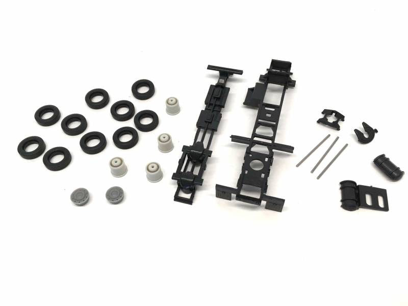 Short Chassis Kit for Kenworth Peterbilt and GMC Cabs 1/87 (HO) Plastic Model by Promotex LuxuryLifeWay Online Store