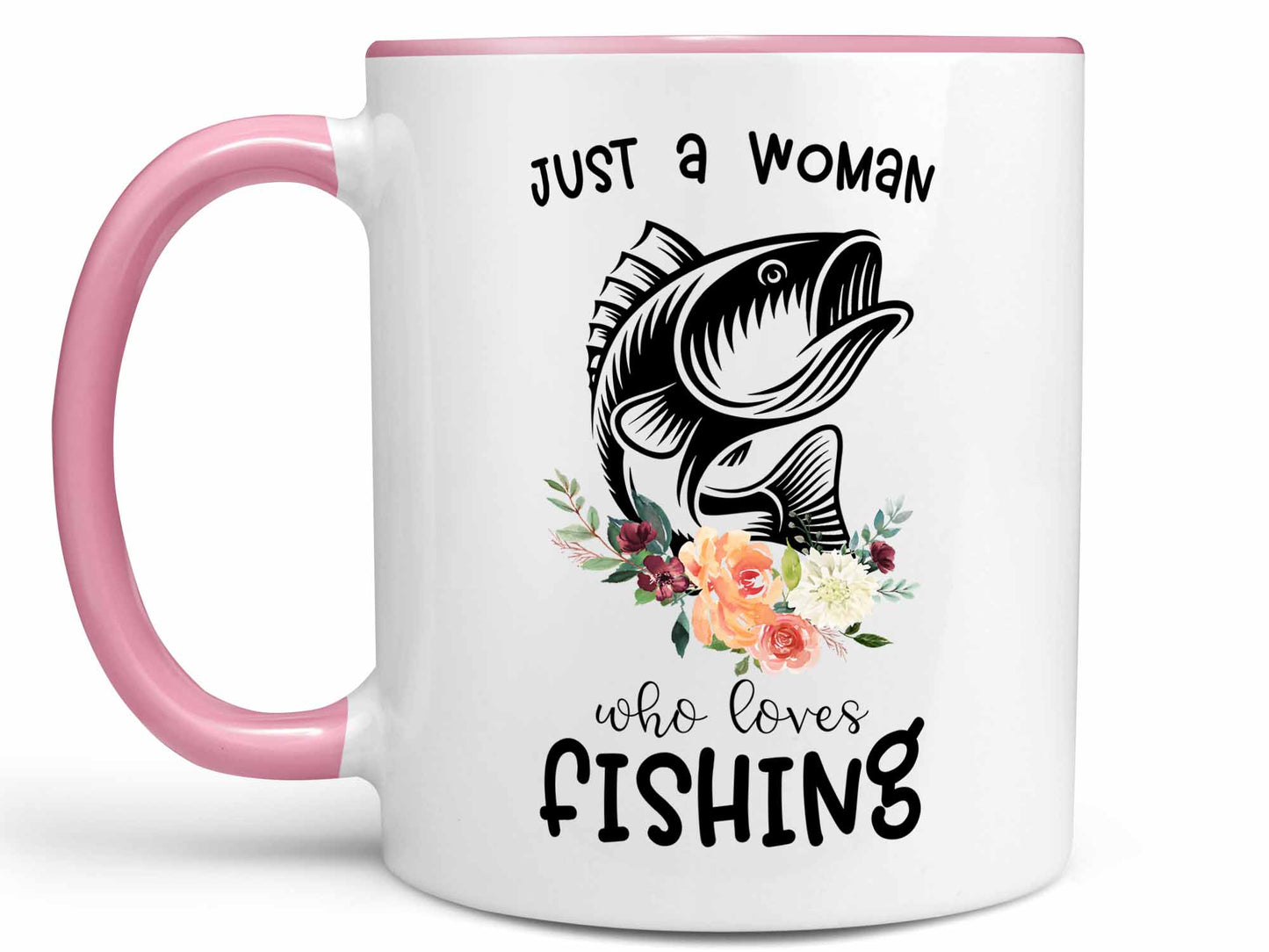 Woman Who Loves Fishing Coffee Mug