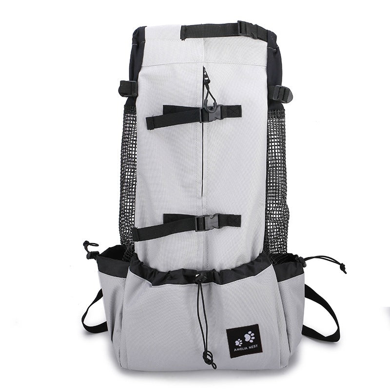 Pet Dog Carrier Bag Carrier For Dogs Backpack Out Double Shoulder Portable Travel Backpack Outdoor Dog Carrier Bag Travel Pets Fashion