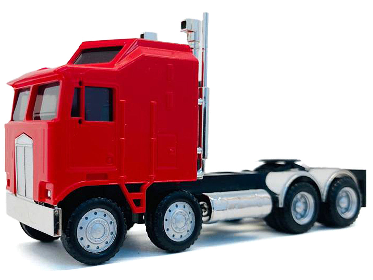 K100 5 Bar Grill Twin Steer Truck Tractor Red 1/87 (HO) Plastic Model Car by Promotex LuxuryLifeWay Online Store