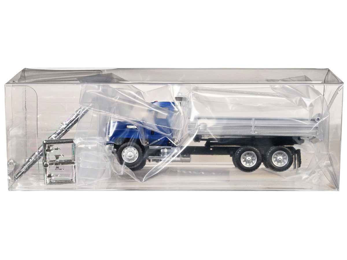 Mack Dump Truck Blue 1/87 (HO) Plastic Model Car by Promotex LuxuryLifeWay Online Store