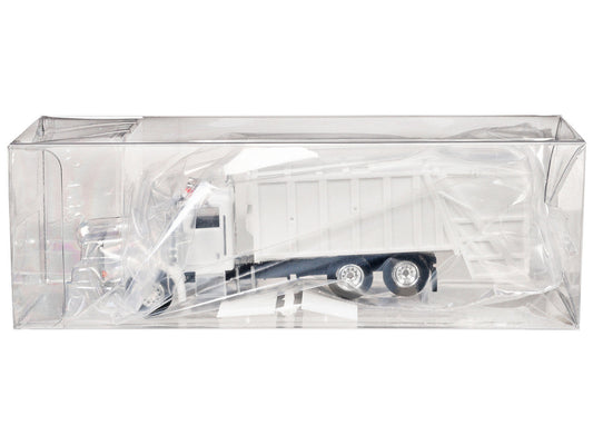 Peterbilt 367 Garbage Truck White 1/87 (HO) Plastic Model Car by Promotex LuxuryLifeWay Online Store