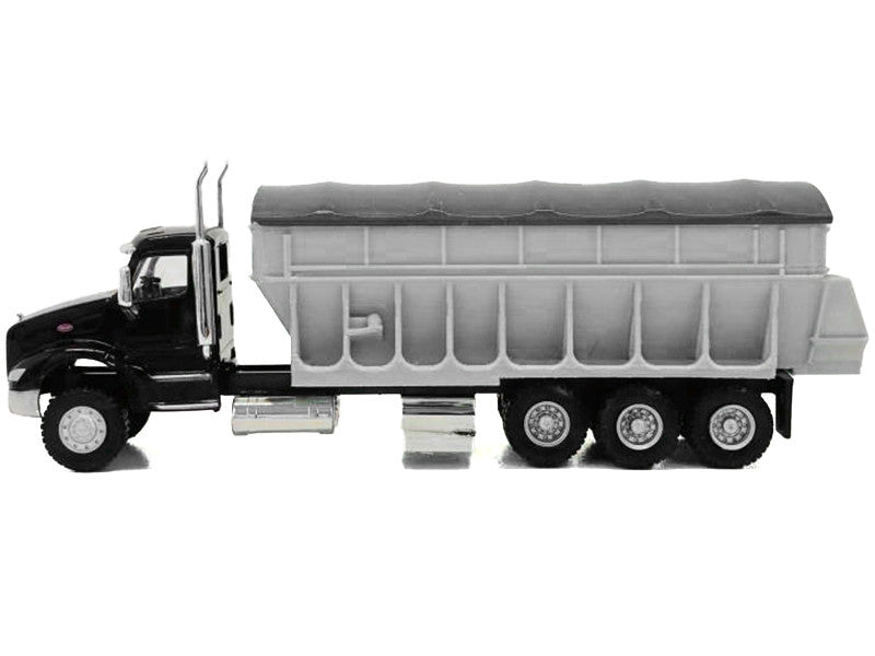 Peterbilt 579 Potato/Sugar Beet Truck Black 1/87 (HO) Plastic Model Car by Promotex LuxuryLifeWay Online Store