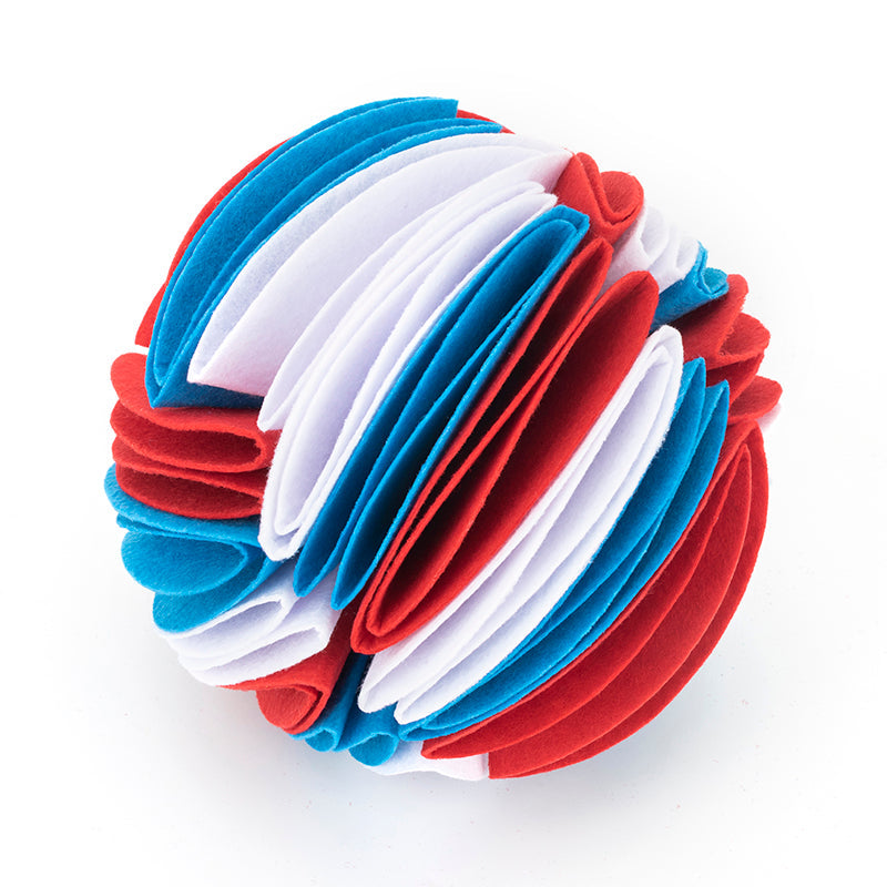 Foldable Dog Snuffle Ball Dog Training Toys Increase IQ Pet Cat Training Games Feeding Intelligence Toy Pets Fashion