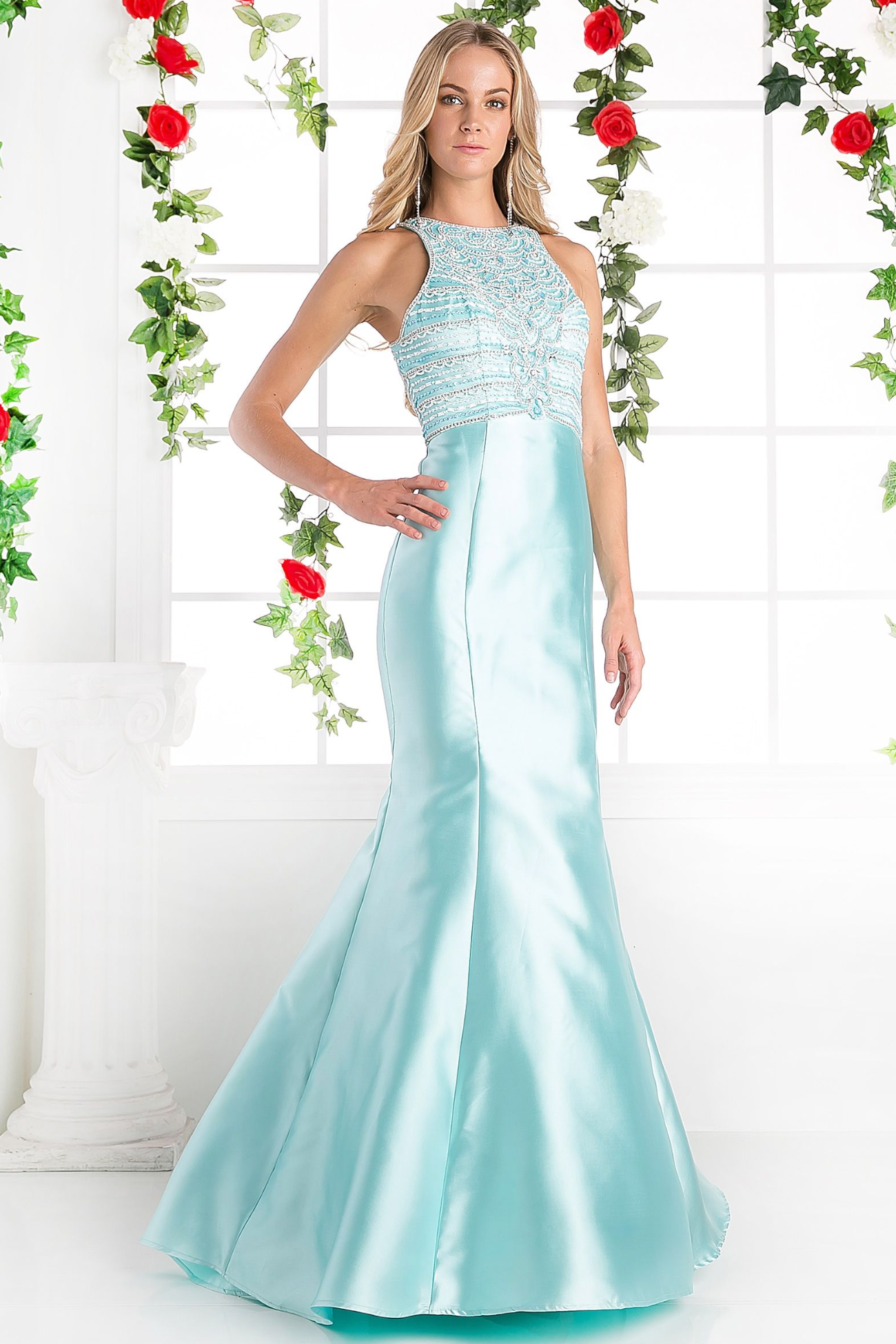 Open Cut-Out Back Dress LuxuryLifeWay Online Store
